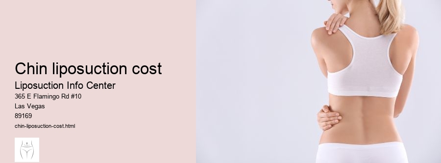 chin liposuction cost
