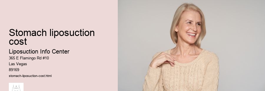 stomach liposuction cost
